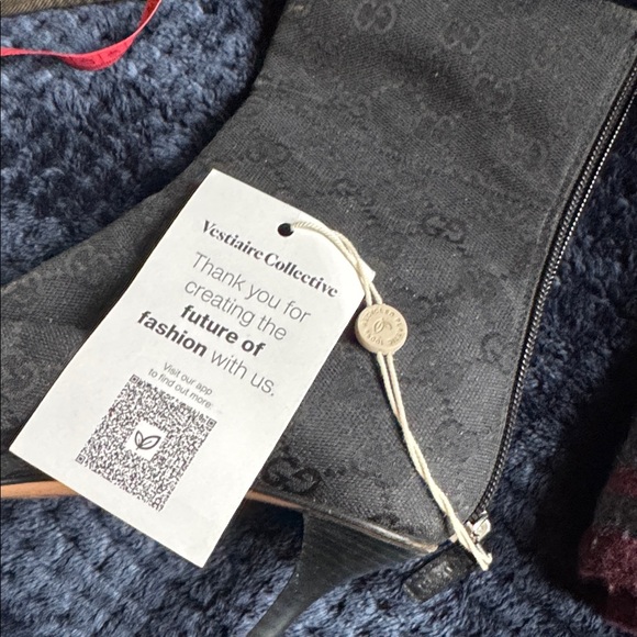 COPY - Gucci Monogrammed Black Pointed Toe Ankle Boots 7 - Picture 8 of 9